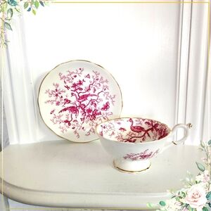 Coalport Cairo Tea Cup and Saucer, collectible and very rare